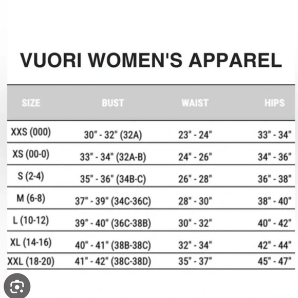 Vuori ribbed waist leggings sz small NWOT Blue/Green sea color - Picture 12 of 12